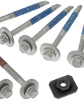 Heavy Duty Frame To Body Mounting Bolt Kit For Remounting Truck Bed Corrosion Resistant Replacement Hardware For Select Ford Trucks featuring durable bolts and nuts.