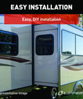 Replacement Coupling Motor For SlimRack RV Slide Out With Square Shaft Drive And D Shape Cutout Lippert TV Lift Ready Durable Unit To Get Your Camper Back On The Road. RV slide-out with easy DIY installation