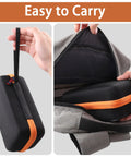 Rugged Hard Case For Klein Tools Digital Multimeters MM325 MM420 MM460S MM400 MM300 shown held and placed in a bag