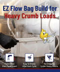 Built Tough Reusable Deep Fryer Filter Bag Slays Heavy Grease And Fine Crumbs Smooth Sixty Quart Operation with EZ Flow design.