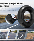 Heavy Duty Replacement Inner Tube 13x5.00-6 For Razor Dirt Quad Go Kart ATV Yard Tractor Snow Blower Lawn Mower