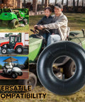 Two Pack 15x6.00-6 Inner Tubes With TR-13 Valve Stem For Lawn Mowers Go Karts ATVs Yard Tractors Wheelbarrows And Golf Carts