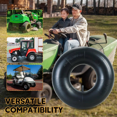 Two Pack 15x6.00-6 Inner Tubes With TR-13 Valve Stem For Lawn Mowers Go Karts ATVs Yard Tractors Wheelbarrows And Golf Carts