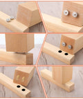 Solid Dowel Pin Centers Drill Hole Tool Set For Woodworking, 12 Pcs Transfer Plugs Marking Wood for Accurate Alignment