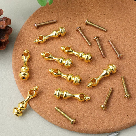Rock Solid Eight Piece Brass Gallery Rails Kit Featuring Heavy Duty Metal Spindle Connectors And Exact Screw Matchups Perfect For Sprucing Up Kitchen Cabinets Display Shelving And Creating A Slick Modern Look At Home