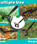 Dual Head Garden Hoe With Adjustable Handle For Weeding And Cultivation in different uses including soil loosening and weed busting