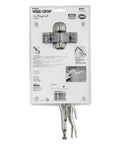 Beefy Locking C Clamp Set With Wide Opening Jaws And Guarded Quick Release Trigger, High Grade Alloy Steel Construction, 2 Piece Clamp Bundle For Securing Tapered Or Odd Shaped Work On Any Project, packaged 9-inch clamp