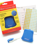 Bedwetting Alarm With Volume Control And Six Sound Options Plus Gentle Vibration Secure Sensor Clip For Accurate Early Warnings And Helps Your Kid Stay Dry All Night Long For No Mess Mornings, blue device and clip