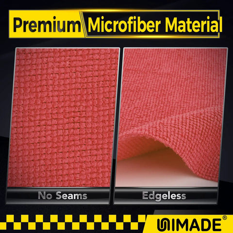 Bulk 200 Pack Microfiber Shop Towels Rags 11.5 By 11.5 Inches Reusable Cleaning Cloths Lint Free High Absorbency Workhorse
