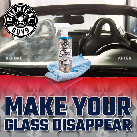 Car windshield with Streak Free Glass And Window Cleaner For Tinted Windows Ammonia Free Safe On Factory And Aftermarket Tint 16 Oz