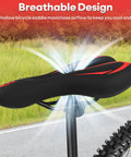 Gel Bike Seat For Men And Women With Waterproof Cover, Breathable Cushion Saddle For Mountain, Road, BMX And City Bikes