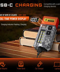 Ultra Compact UV Flashlight 365nm With LED Power EDC Must Have Magnetic Rechargeable Blacklight LCD Display charging