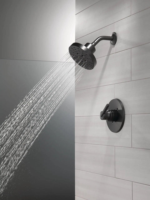 Totally Chic Matte Black Shower Trim Kit Single Handle Bathroom Faucet Set Modern Minimalist Design Quick Wall Refresh For Trendy Baths Showerhead And Valve Sold Separately Today
