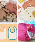 No Sweat No Sew Plastic Snap Fastener Kit With Heavy Duty Click Tool Assorted 12Mm Half Inch Bright Fabric Snaps for baby clothes and accessories.