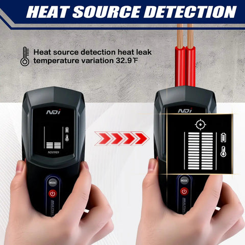Heavy Duty Multi Function Stud Finder And AC Live Wire Detector Precision Depth Reader For Drywall Heat Sensors And Wooden Beams That Truly Nails It Zero Mess Guaranteed For Weekend Warriors