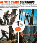 PortaWrap Eye Sling And Whoopie Sling Set Three Quarters Inch By Sixteen Feet Black Heavy Duty Gear with tree rigging use