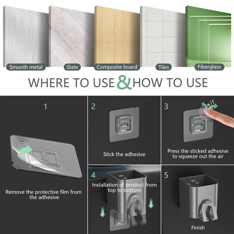 Installation guide for Two Seat Cup Dispenser Wall Mount For Two To Sixteen Ounce Paper And Plastic Cups Adhesive Cup Holder