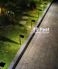 Low Voltage Landscape Path Lights 8 Pack Kit LED 22 Lumen Outdoor Walkway Pathway Lighting Wired Bronze Finish 3100K Warm White