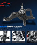 Ready Bolt Front Steering Knuckle Assembly For Ford Ranger 2001 2009 RWD Pickup Truck With Front Coil Springs Left Hand Driver Side Heavy Duty Steel