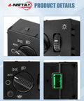 Top Tier Headlight Dimmer Switch Replacement For 2003 To 2007 Chevy Silverado And Gmc Sierra 1500 showing various angles and controls.