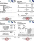 Product testing certification documents for Steel Toe Work Boots For Men 6 Inch Nubuck Leather Electrical Insulation Non Slip Safety Boots.
