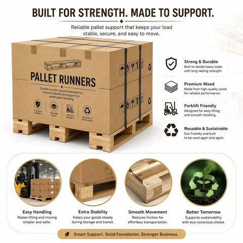 Heavy Duty Industrial Wooden Pallet Built From Solid Wood For Workhorse Grade Warehouse Shipping And Storage Reusable Stackable