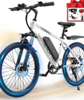 Beast Of An All Terrain Electric Bike For Adults With 500W Peak Motor 20 MPH Top Speed Up To 40 Mile Range Removable Battery