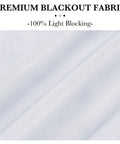 Close-up of premium blackout fabric, part of No Drill Adhesive Blackout Curtain Panel For Bedroom And Living Room, 100% light blocking.