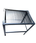 Beefy 32 Inch High Plasma Cutting Table With 250 Pound Capacity Slag Catch Tray 23 Replaceable Slats Carbon Steel Build top view