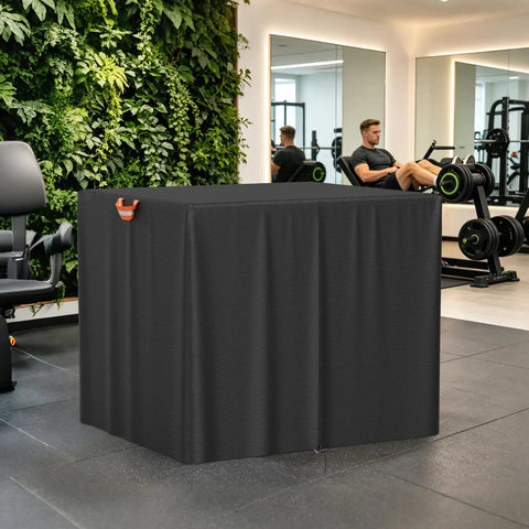 Heavy Duty Waterproof Leg Extension And Curl Machine Cover For Home Gym 420D Dustproof Adjustable Bench Shield Black