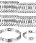 Universal Dope 40 Piece CV Boot Clamp Kit in 304 Stainless Steel showing 20 small and 20 large adjustable crimp clamps