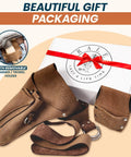 Full-Grain Leather Garden Utility Belt For Women with packaging, tool holster, apron, hammer holder, gift box, lifetime warranty
