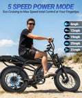 Person riding All Terrain 1500W Electric Fat Tire Bike For Adults with Brushless Motor Ebike 48V 20Ah Battery on sandy trail