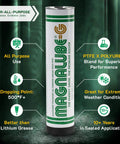 All Purpose PTFE Grease For Mechanics And Heavy Duty Jobs, Waterproof And Corrosion Resistant Lube With Extreme Temperature Range tube