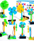 Bulk Solar Powered STEM Kits Eight Pack Of Solar Powered Fans For Kids Science Projects Ages Eight To Thirteen display