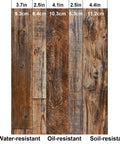 Brown Wood Look Peel And Stick Wallpaper For Cabinets Countertops Shelves And Walls Self Adhesive Contact Paper Waterproof