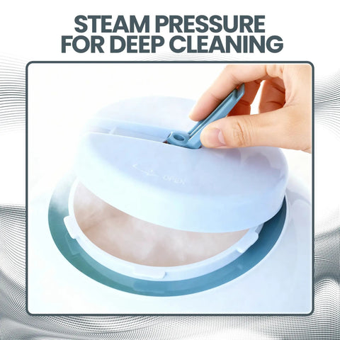 Steam pressure feature of Compact Manual Portable Washing Machine For Apartments And Rvs No Hookups Required Countertop Mini Clothes Washer.