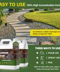 Heavy Duty Garden Glue That Sticks Mulch Stones Pebbles Pine Straw and Gravel in Place, Weatherproof and Non Toxic, Covers a Large Area