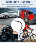 Tire Inflator Extension Hose With Quick Inflation Chuck Adapter For Fast No Fuss No Leak Tire Fill And Easy Connect High Pressure Tube