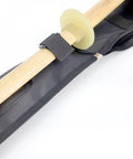 Utility Lite Martial Arts Jo Bag 51 Inch Carry Case with Bokken strapped outside showing strap detail