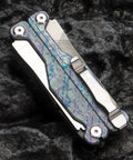 Camouflage Titanium Multitool Pliers Built Beefy With 420 Stainless Plier Head And 440 Steel Accessories Closed View
