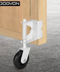 Heavy Duty Gate Wheel With Spring Loaded Gate Caster For Outdoor Wooden And Fence Gates, 360 Degree Swivel