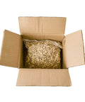 Rock Solid M3 Brass Inserts For Injection Molding And 3D Printing Rigs in a cardboard box, bulk pack of 10000 pieces.