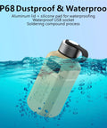 20000mAh Rugged Tough As Nails Power Bank With Fast USB C PD, IP68 Waterproof And Shockproof, submerged in water demonstrating waterproof feature.