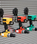 Three Pack Heavy Duty Magnetic Hooks For Garage And Workshop, Large Strong Magnetic Tool Hangers To Organize And Hang Toolbox, Hammer, Drills