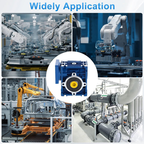 High torque worm gearbox in industrial CNC and automation settings