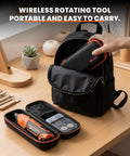 Bad Boy 12V Cordless Rotary Tool Featuring 35000RPM Digital Display And 2000mAh Lithium Ion Battery Tough As Nails showcased in portable carry case.