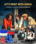 Upgrade PLA Plus 2.0 Filament Bundle 4 Spools 4 Kg Total 1 Kg Each 1.75 Mm Black Higher Toughness Than Standard PLA Plus For Stronger Prints Dimensional Accuracy Plus Minus 0.02 Mm Fast Melt For Smooth Printing Up To 300 Mm Per Second with 3D prints and printer.