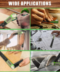 Super Solid Two In One Digital Angle Finder Protractor And Miter Saw Gauge used for measuring angles in woodworking.