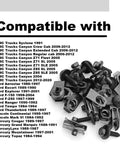 Heavy Duty M8-1.25 Body Bolts and Extruded U Nut Kit for Auto Body Repairs with compatibility list for GM vehicles